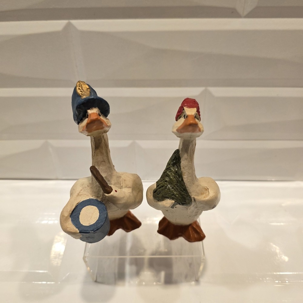 Ike Sandy Spillman Goose Geese Ducks SALLY & MAC  Lot Of 2 VTG '76-'87‎